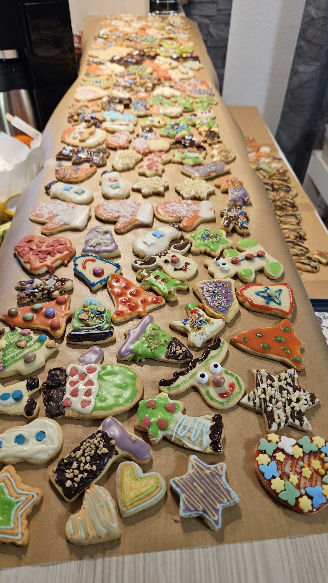 Selbstgebackene Weihnachtsplätzchen